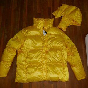 BRAND NEW MENS 3XL JORDAN CRAIG ASTORIA BUBBLE PUFFER YELLOW JACKET COAT